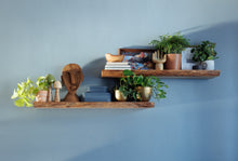 Load image into Gallery viewer, Live Edge Floating Shelf Kit