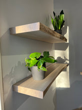Load image into Gallery viewer, Live Edge Floating Shelf Kit