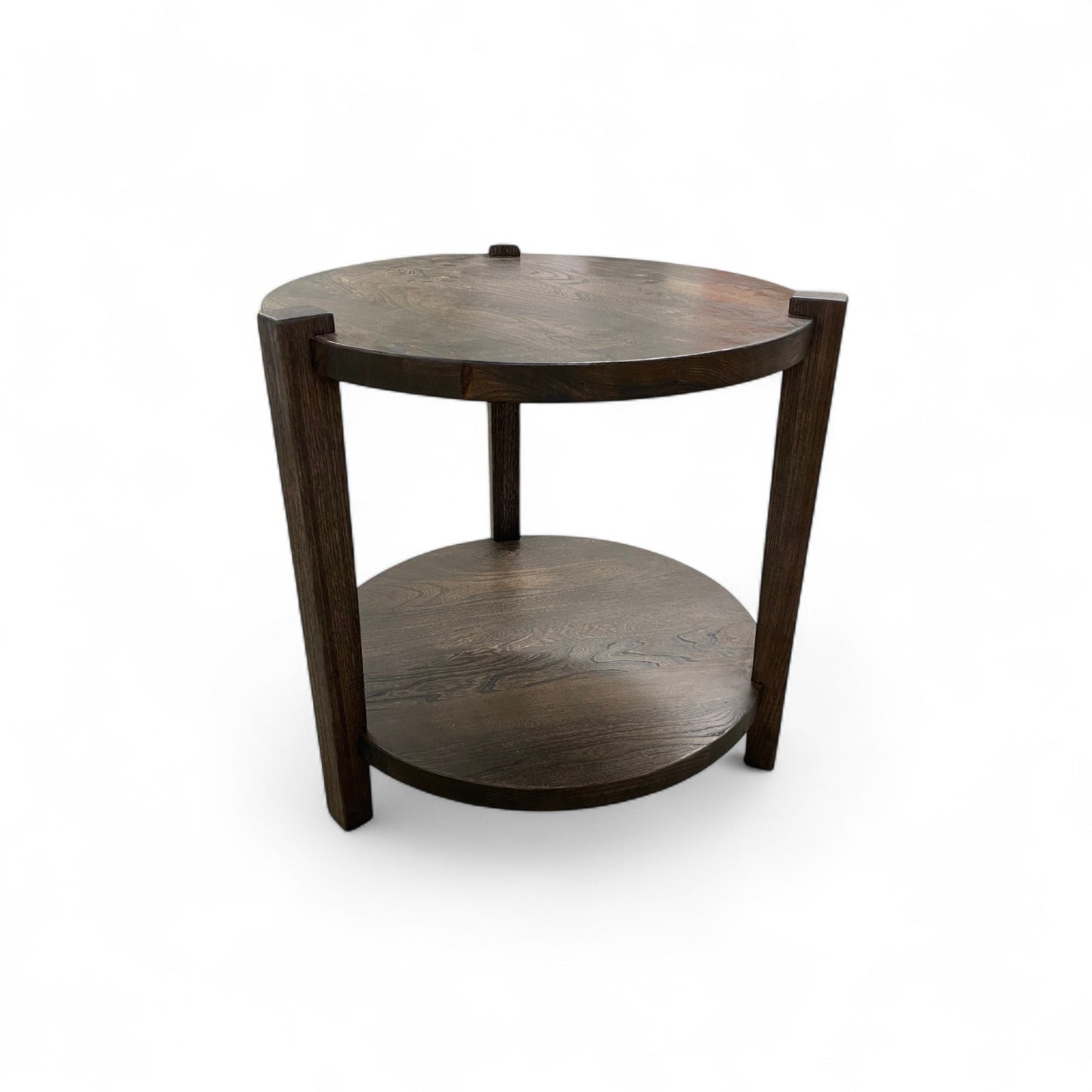 Double Round Side Table