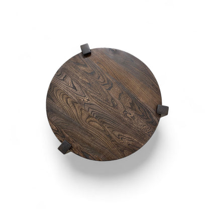 Double Round Side Table