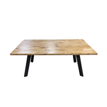 Load image into Gallery viewer, Oak Dining Table Angled Legs
