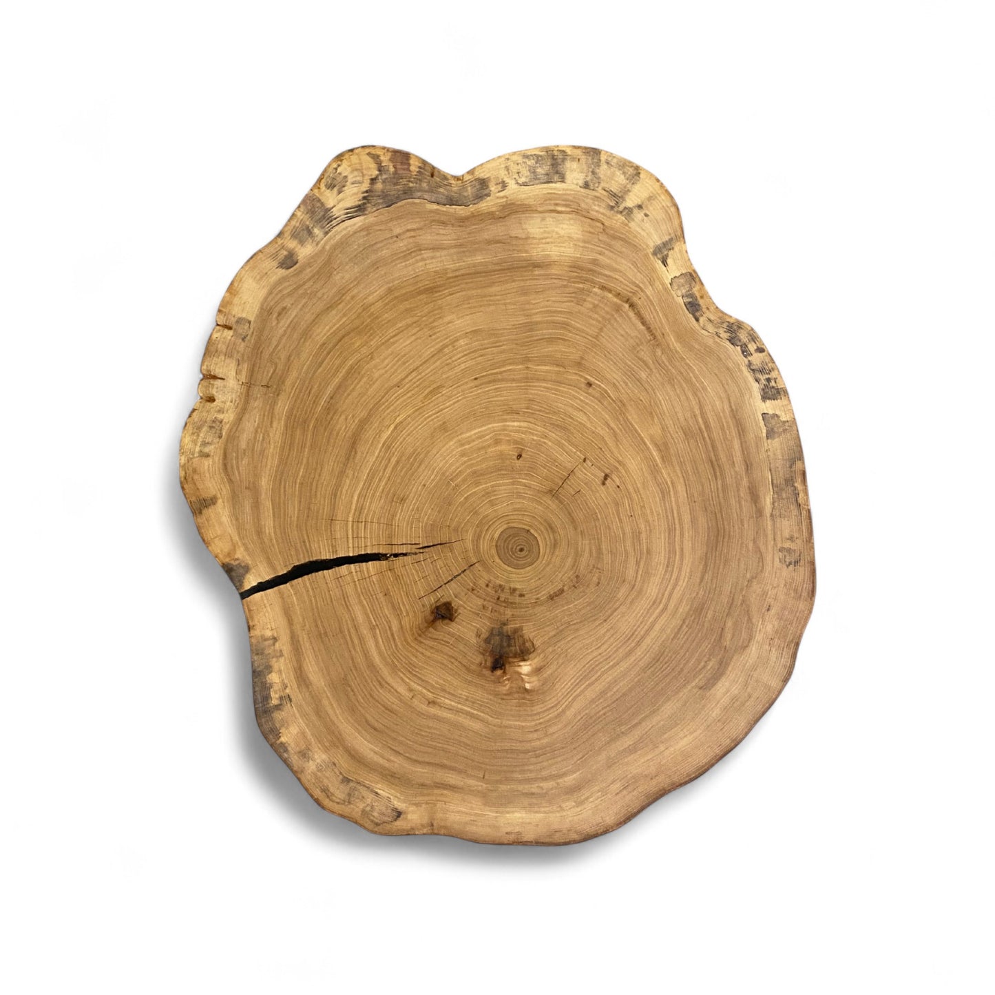 Round Live Edge Side Table