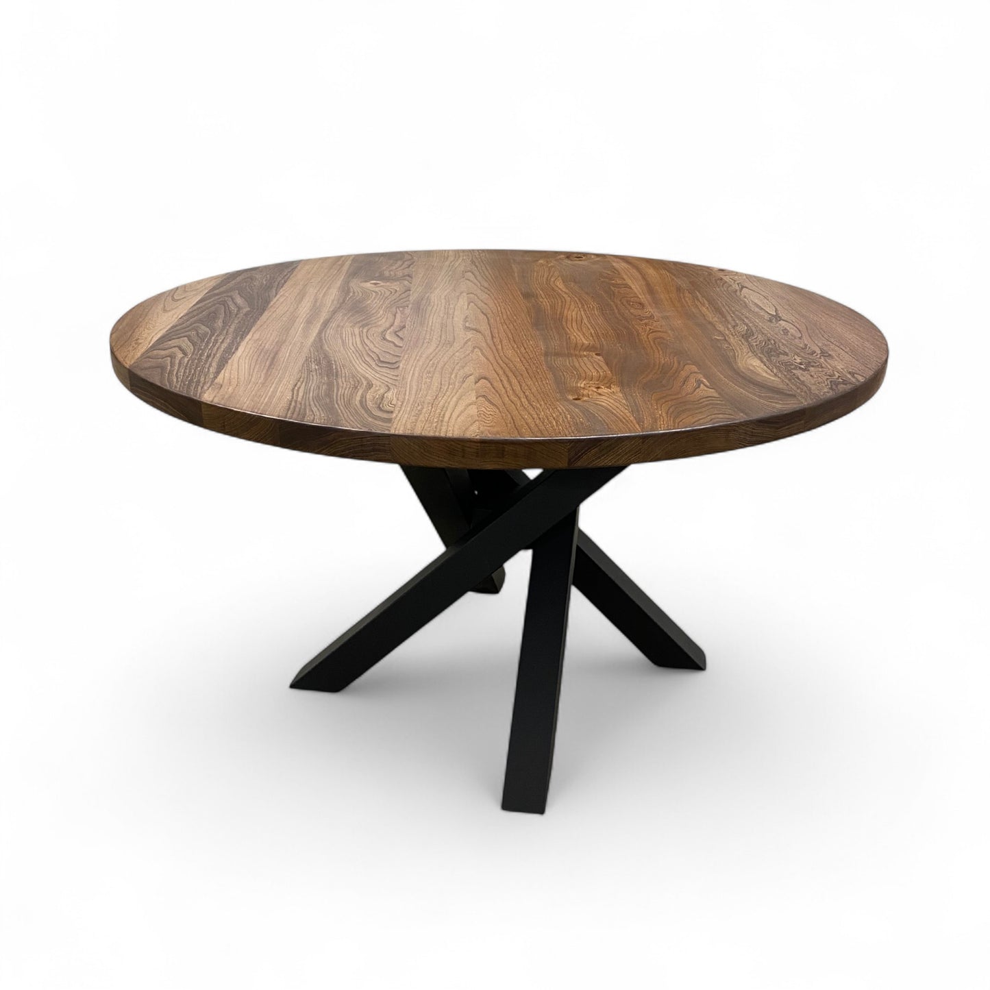 Round Elm Dining Table