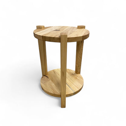 Double Round Side Table