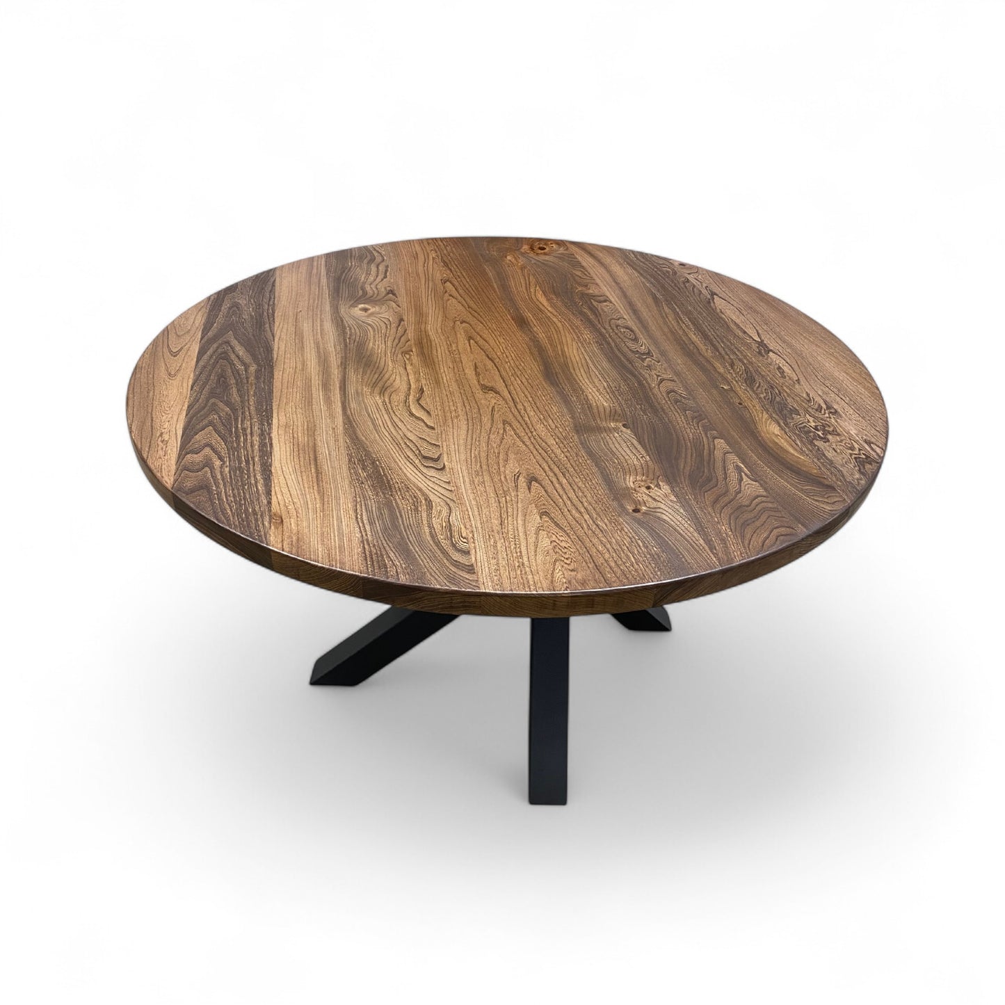 Round Elm Dining Table