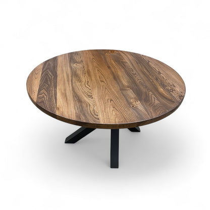 Round Elm Dining Table