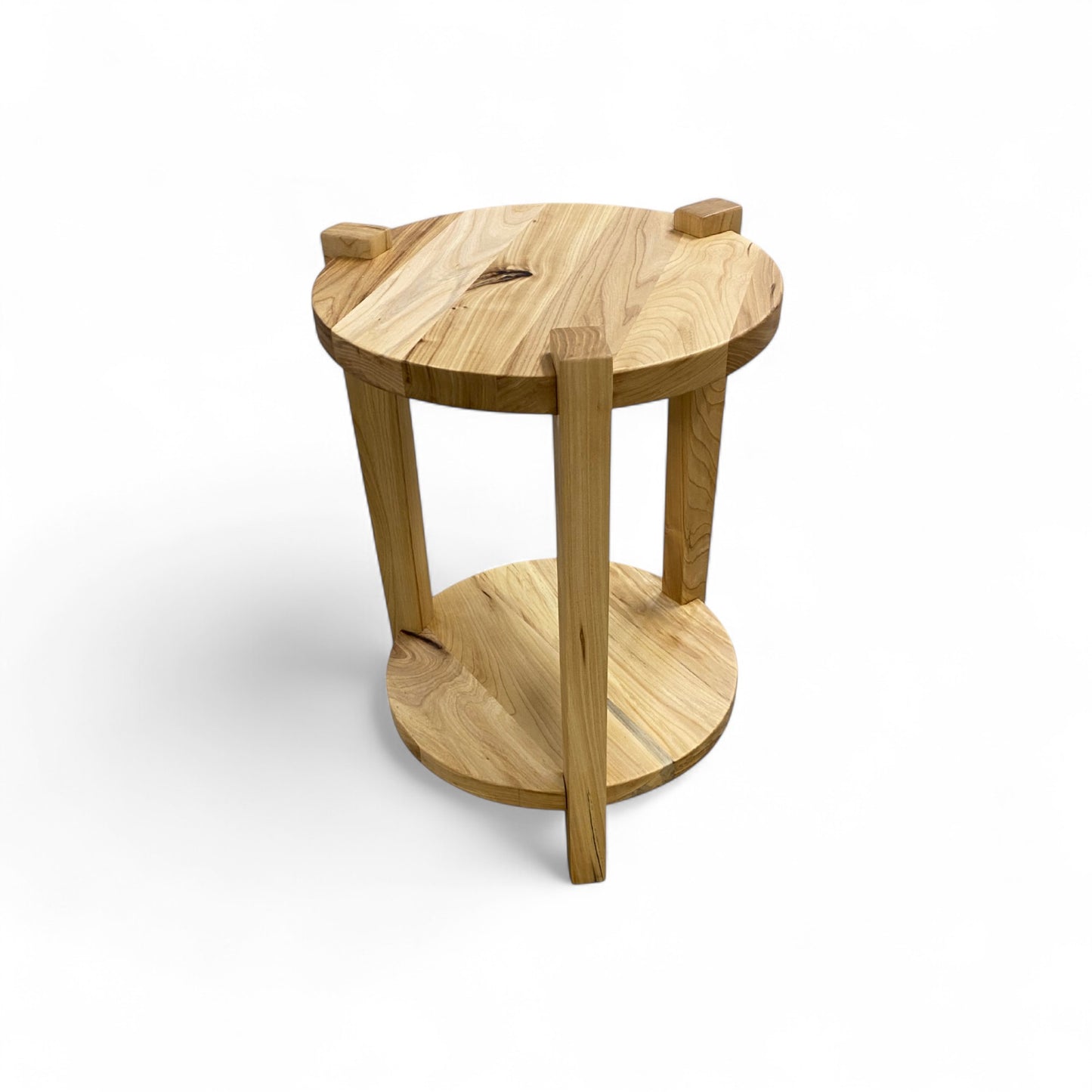 Double Round Side Table