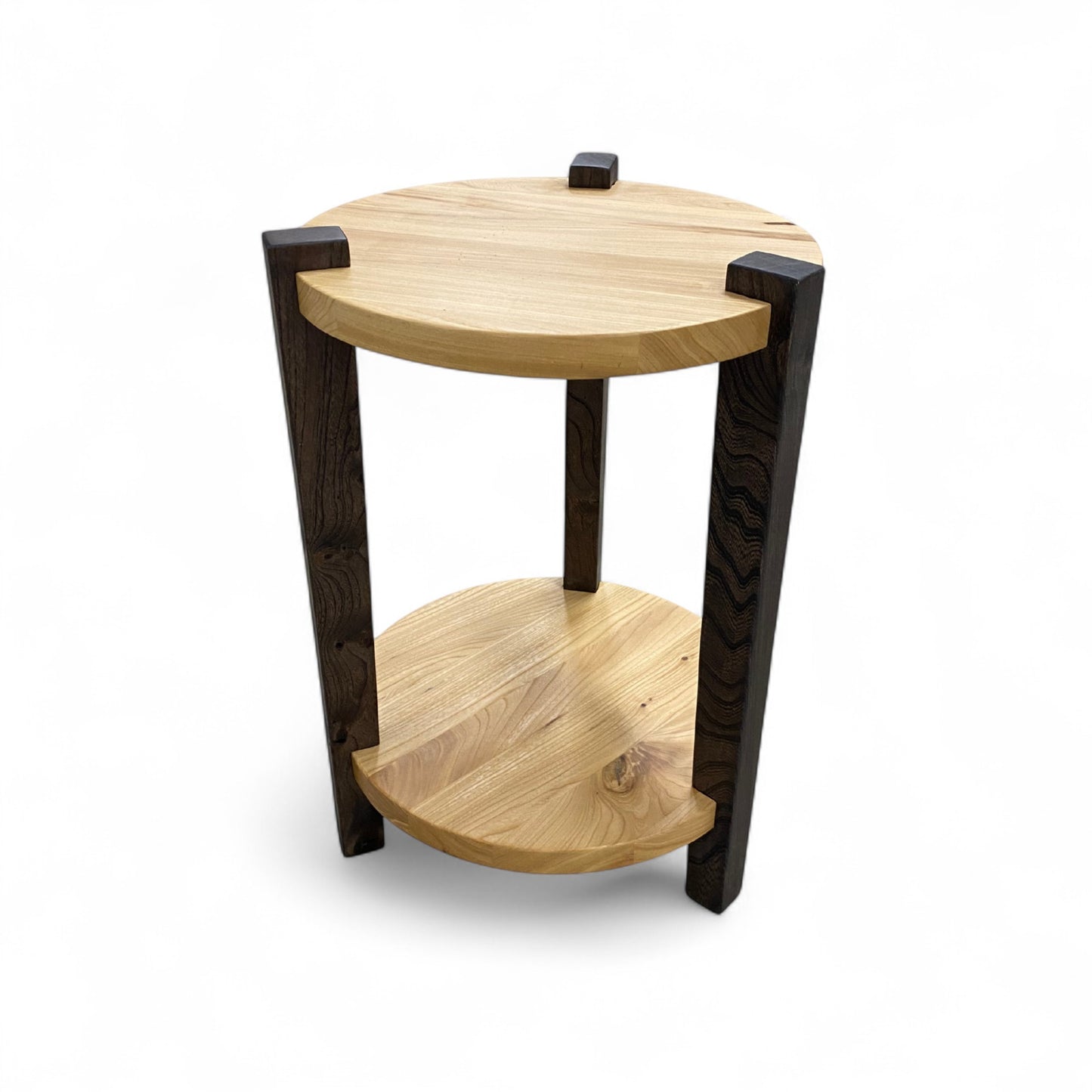 Double Round Side Table