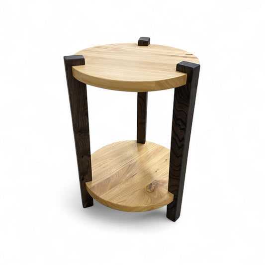 Double Round Side Table