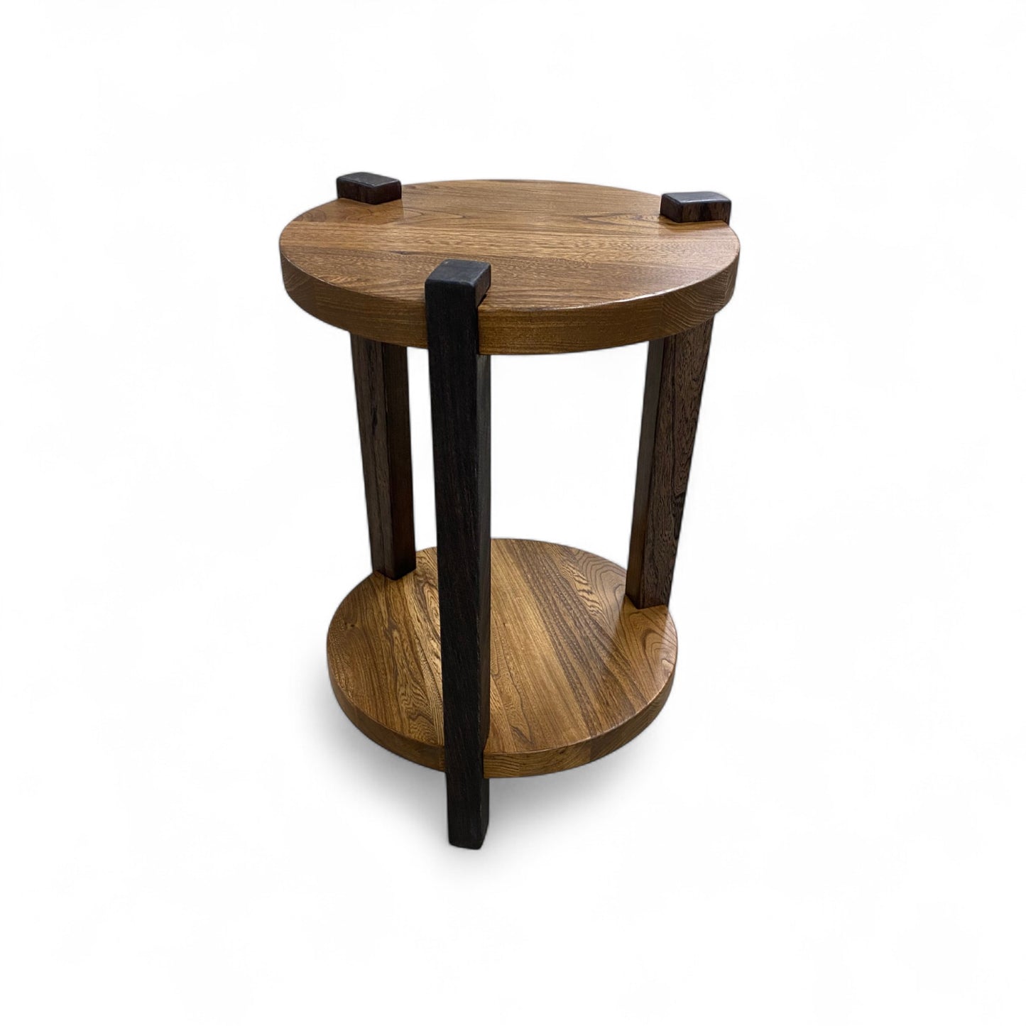 Double Round Side Table
