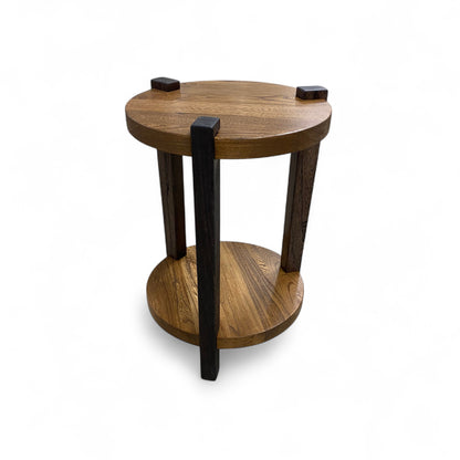 Double Round Side Table