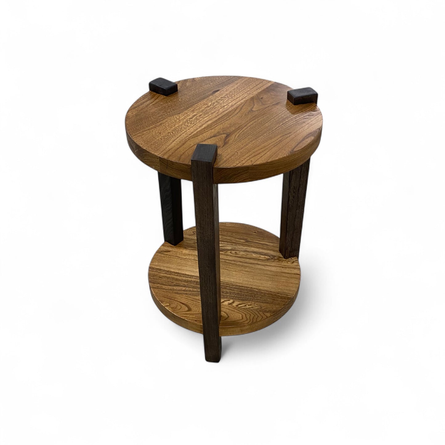 Double Round Side Table