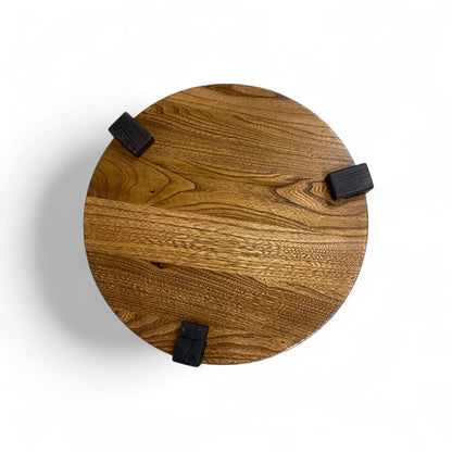 Double Round Side Table