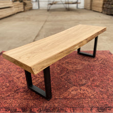 Load image into Gallery viewer, 56x17&quot; Live Edge Bench
