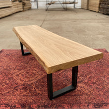 Load image into Gallery viewer, 56x17&quot; Live Edge Bench
