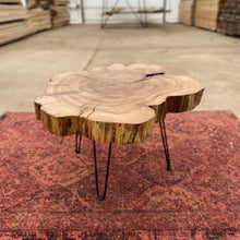 Load image into Gallery viewer, 36x33&quot; Round Live Edge Coffee Table
