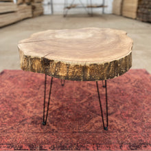 Load image into Gallery viewer, 47x36&quot; Round Live Edge Coffee Table

