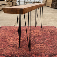 Load image into Gallery viewer, 60x12&quot; Live Edge Console Table

