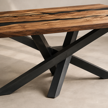 Provencher Epoxy Dining Table