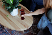 Load image into Gallery viewer, Oval Coffee Table Wood Base
