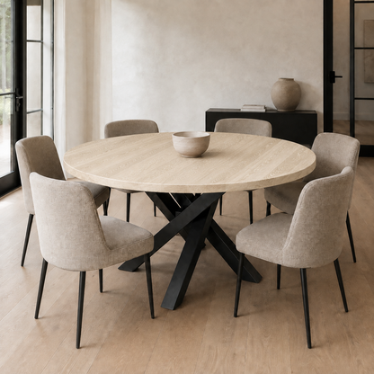 Bonfire Round Dining Table