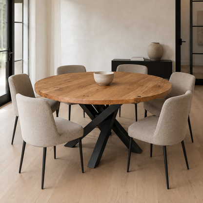 Bonfire Round Dining Table