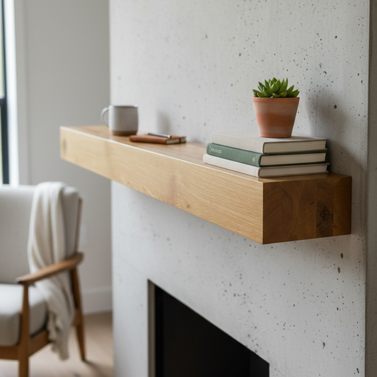 Oak Mantel
