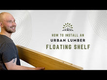Load and play video in Gallery viewer, Custom Live Edge Floating Shelf Kit

