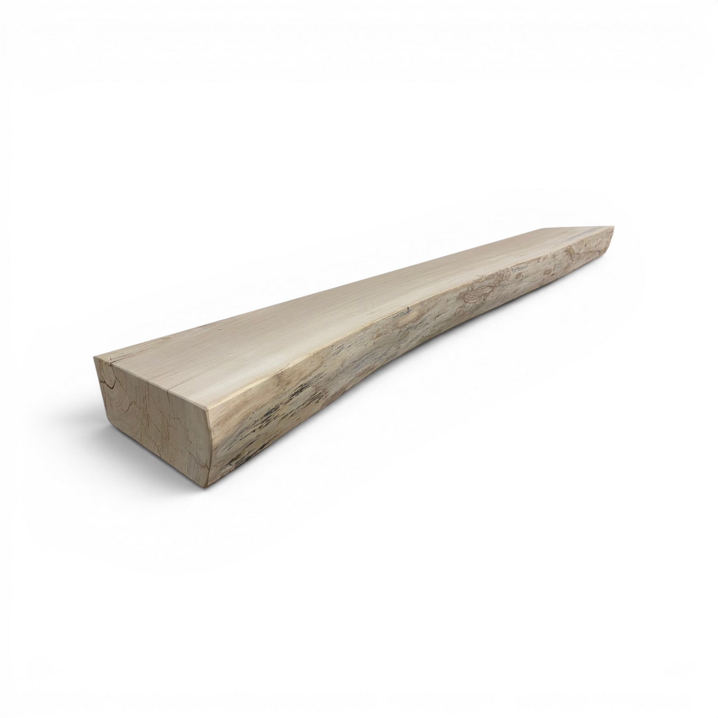 Live Edge Wood Mantel 65x9x4"